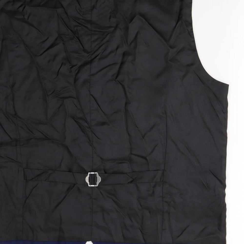 NEXT Mens Blue    Suit Waistcoat Size 48