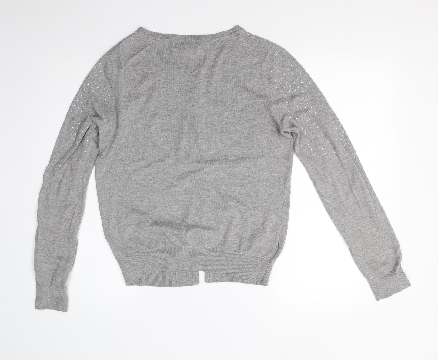 NEXT Womens Grey  Knit Cardigan Jumper Size 10