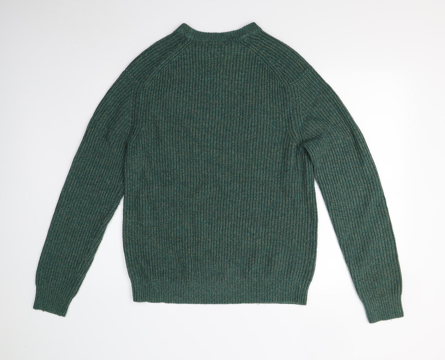 F&F Mens Green  Knit Pullover Jumper Size L