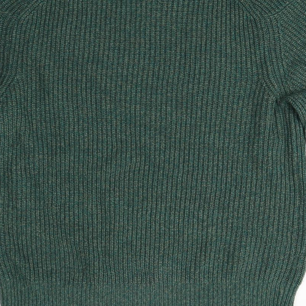 F&F Mens Green  Knit Pullover Jumper Size L