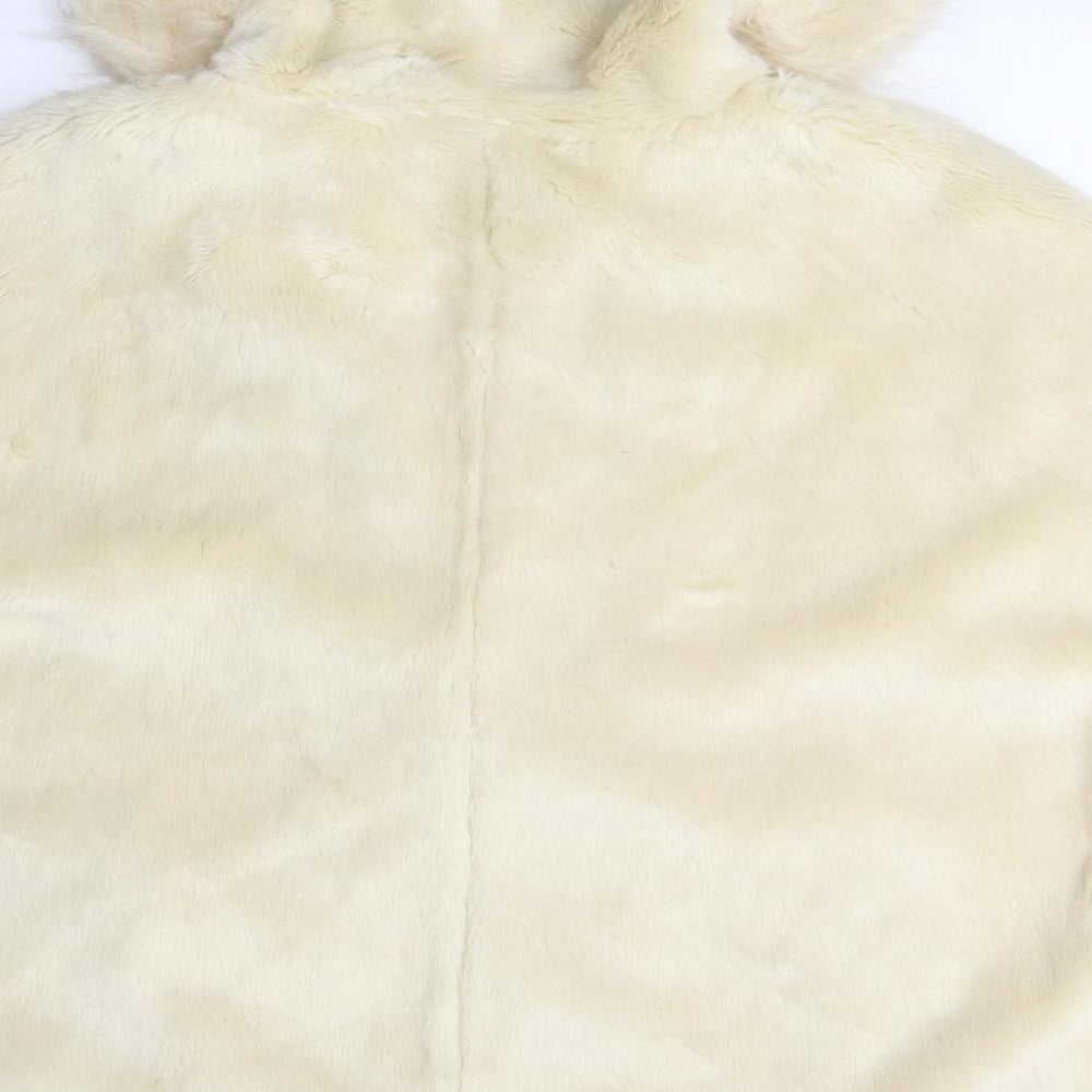 River Island Womens Beige   Overcoat Poncho Size M