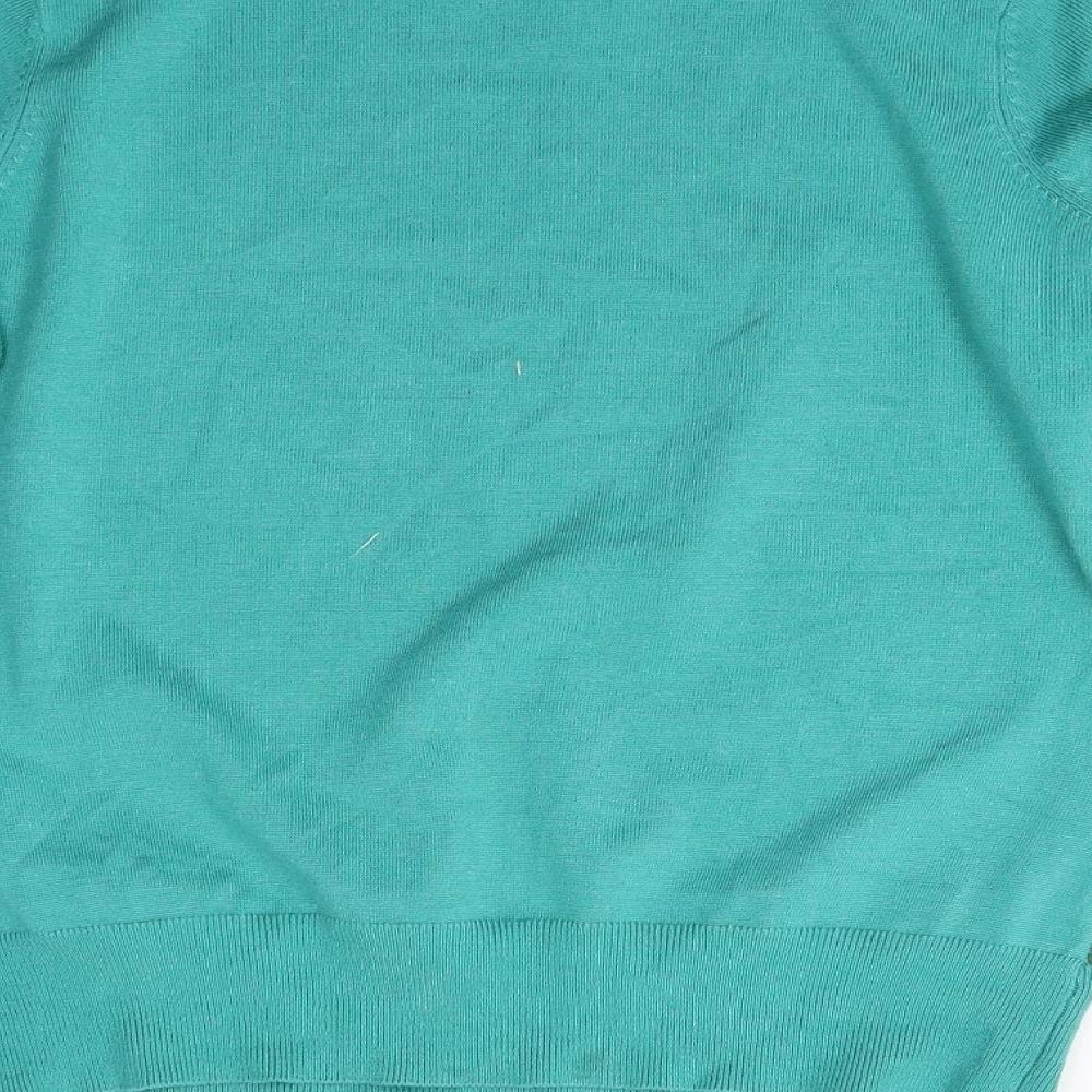 Preworn Womens Green  Knit Pullover Jumper Size S