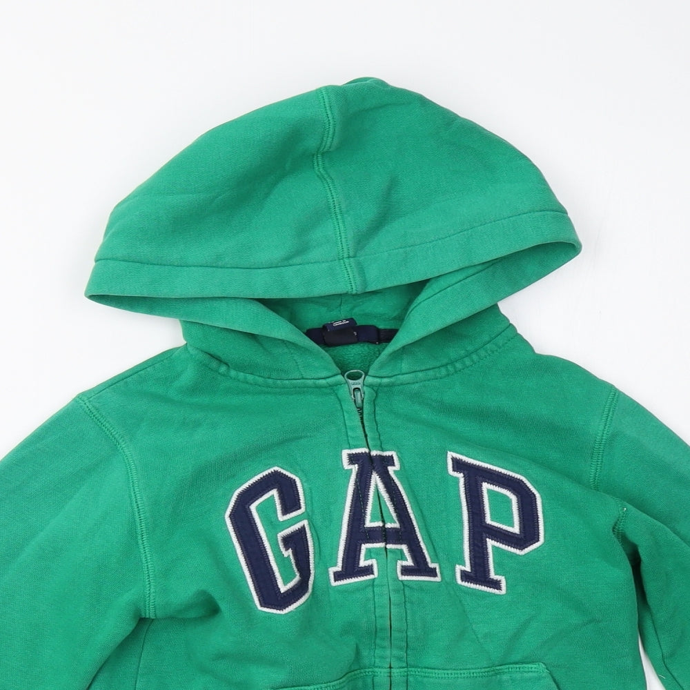 Gap Boys Green   Full Zip Hoodie Size 6-7 Years