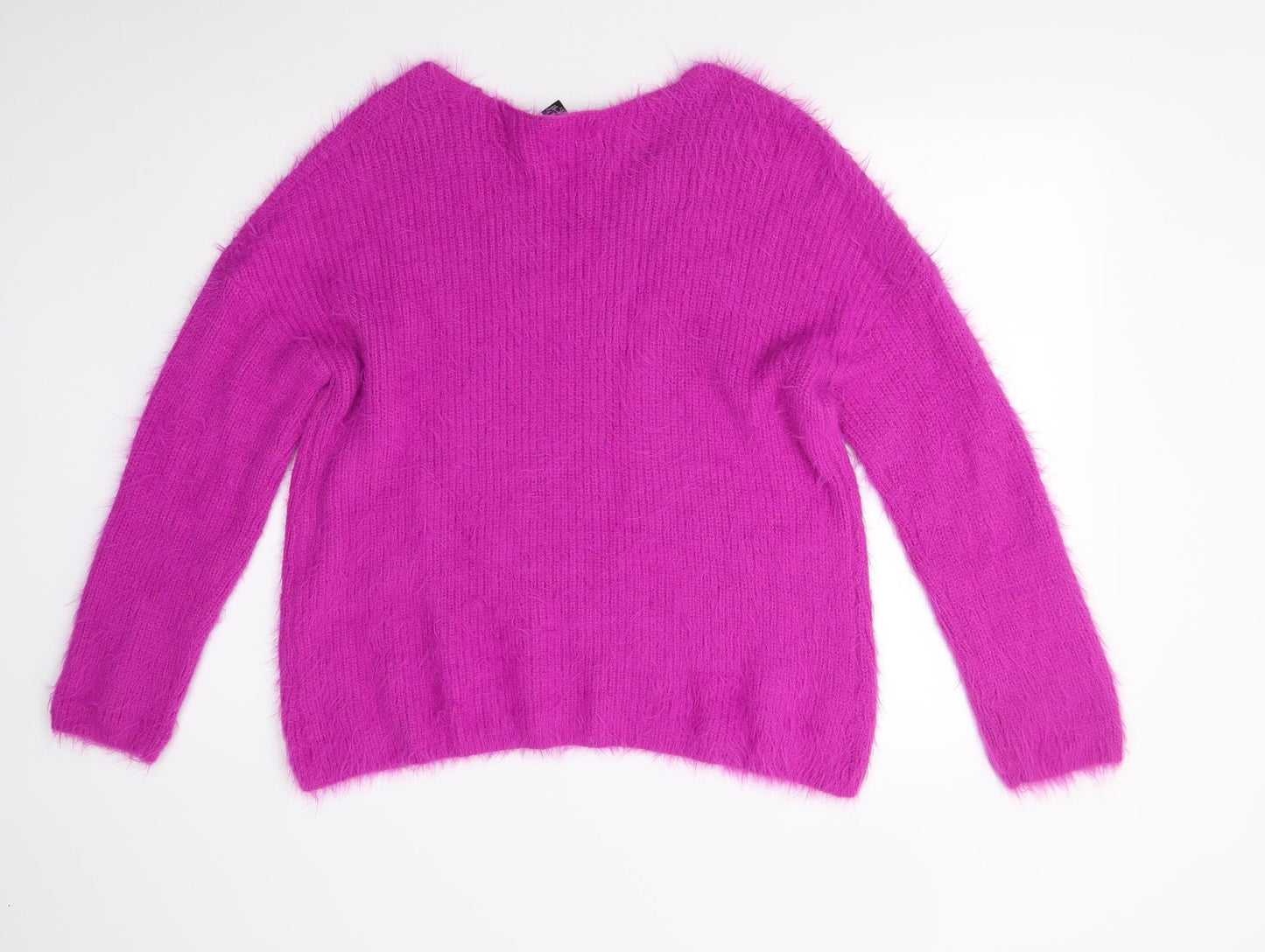 Primark Womens Pink  Knit Pullover Jumper Size L