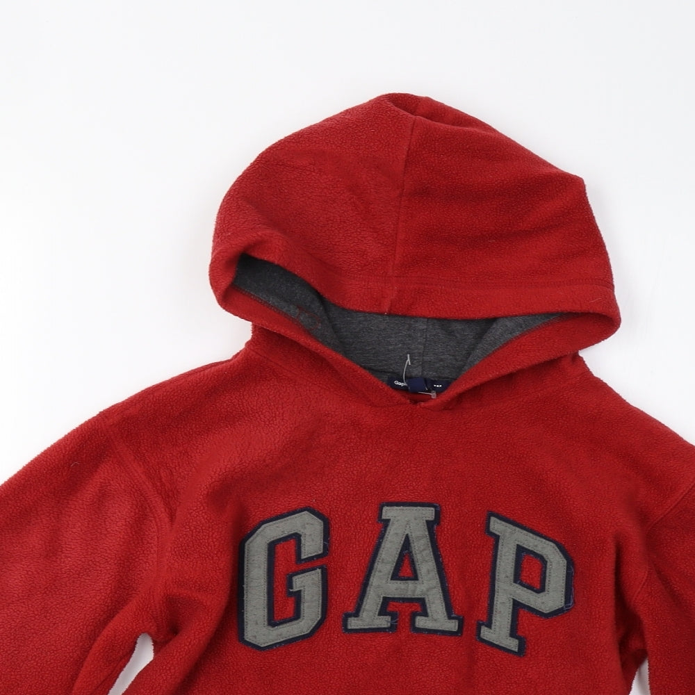 Gap Boys Red  Fleece Pullover Hoodie Size 8-9 Years