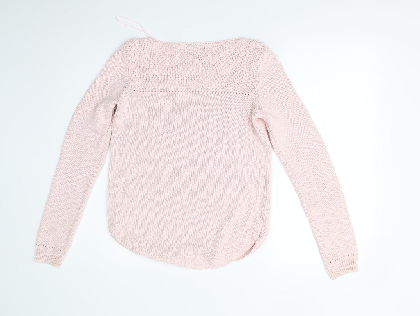 M&S Womens Pink  Knit Pullover Jumper Size 8