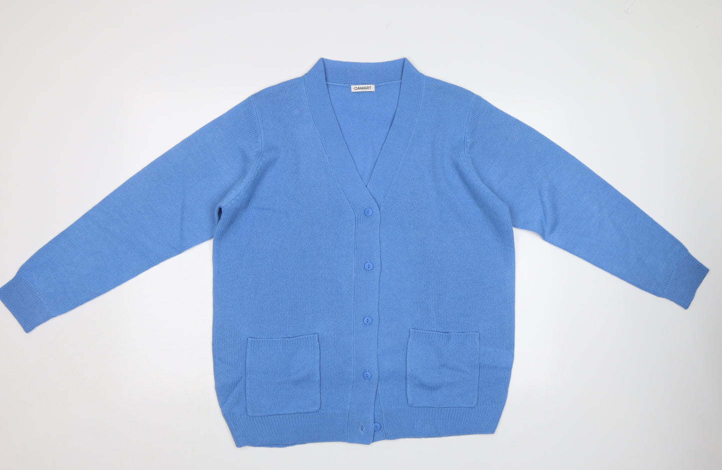 Damart Womens Blue   Cardigan Jumper Size 18