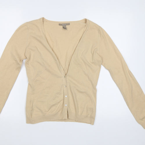 MNG Womens Beige   Cardigan Jumper Size M