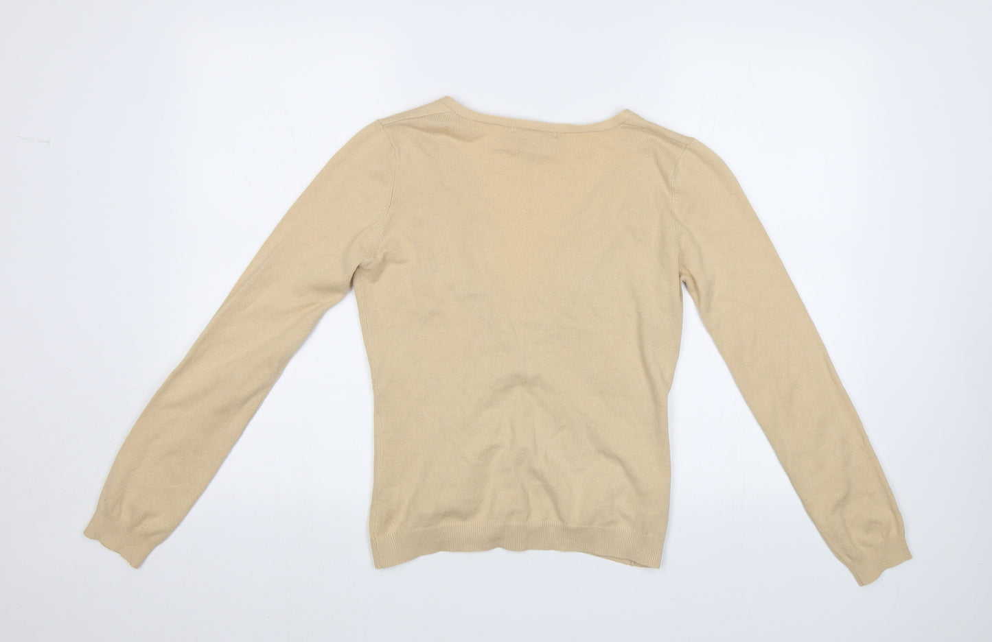 MNG Womens Beige   Cardigan Jumper Size M