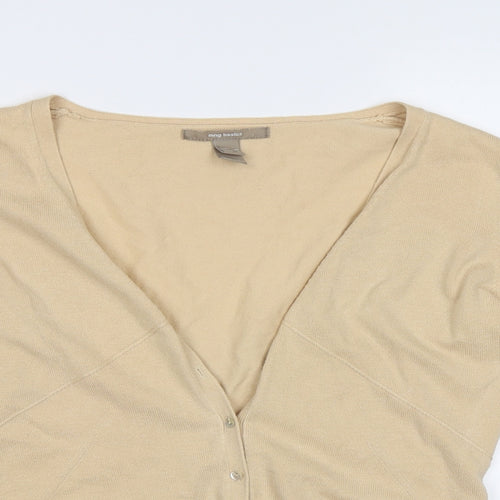 MNG Womens Beige   Cardigan Jumper Size M