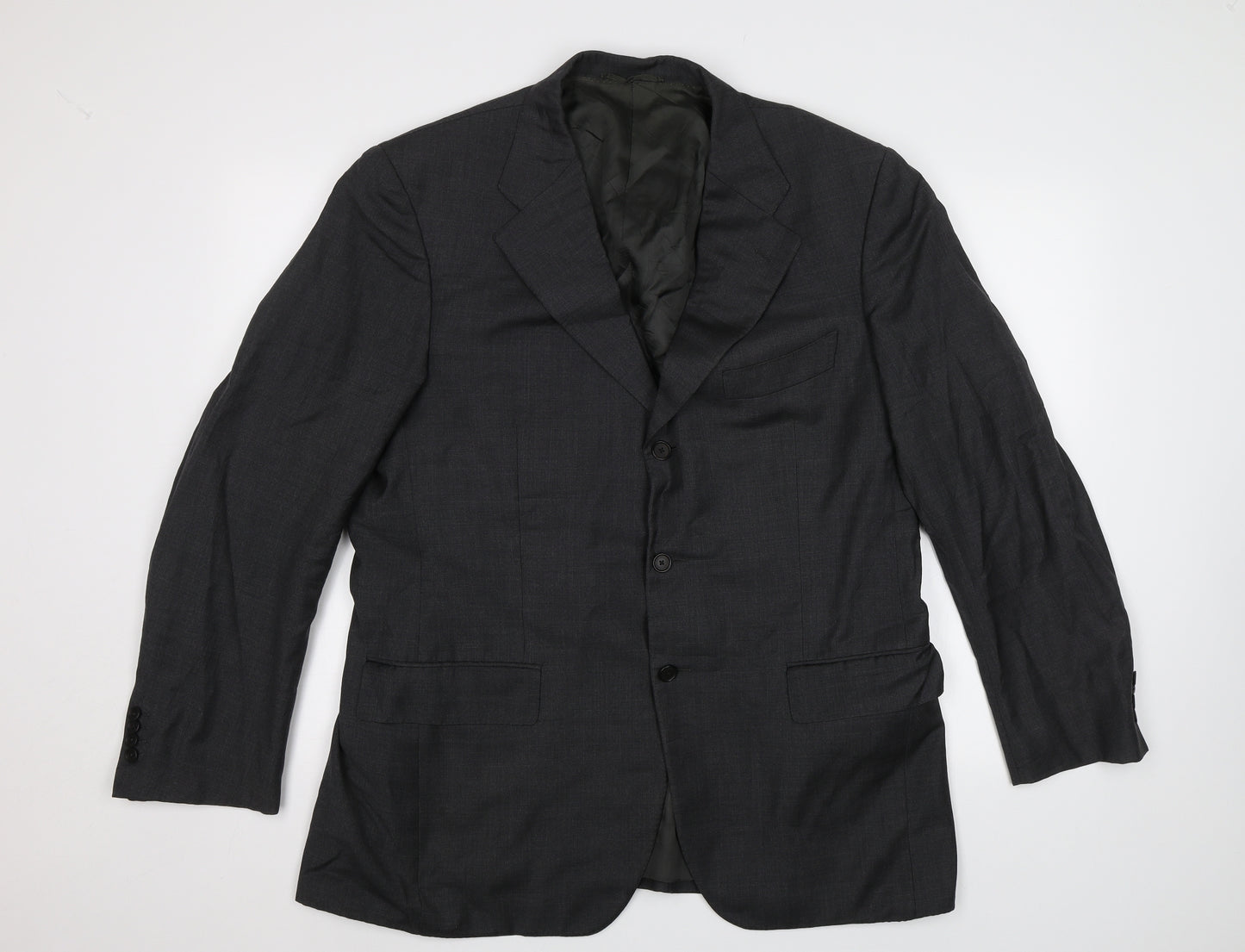 Gio Genco Mens Grey   Jacket Blazer Size L