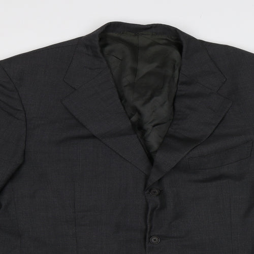 Gio Genco Mens Grey   Jacket Blazer Size L