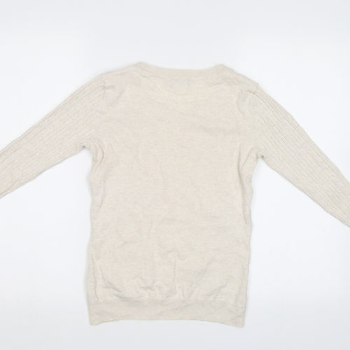 F&F Womens Beige   Pullover Jumper Size 10