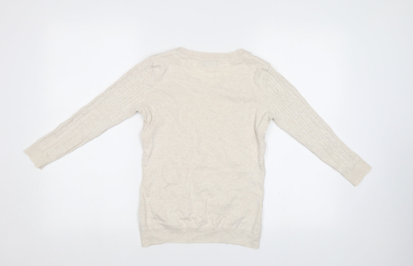 F&F Womens Beige   Pullover Jumper Size 10