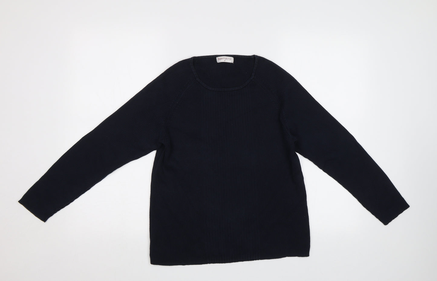 Bonmarché Womens Blue   Pullover Jumper Size M