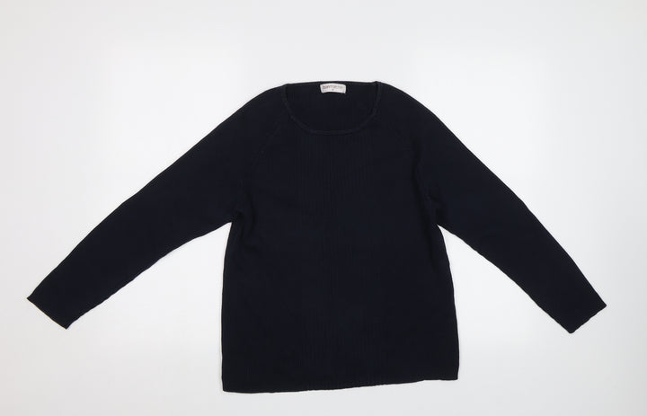 Bonmarché Womens Blue   Pullover Jumper Size M