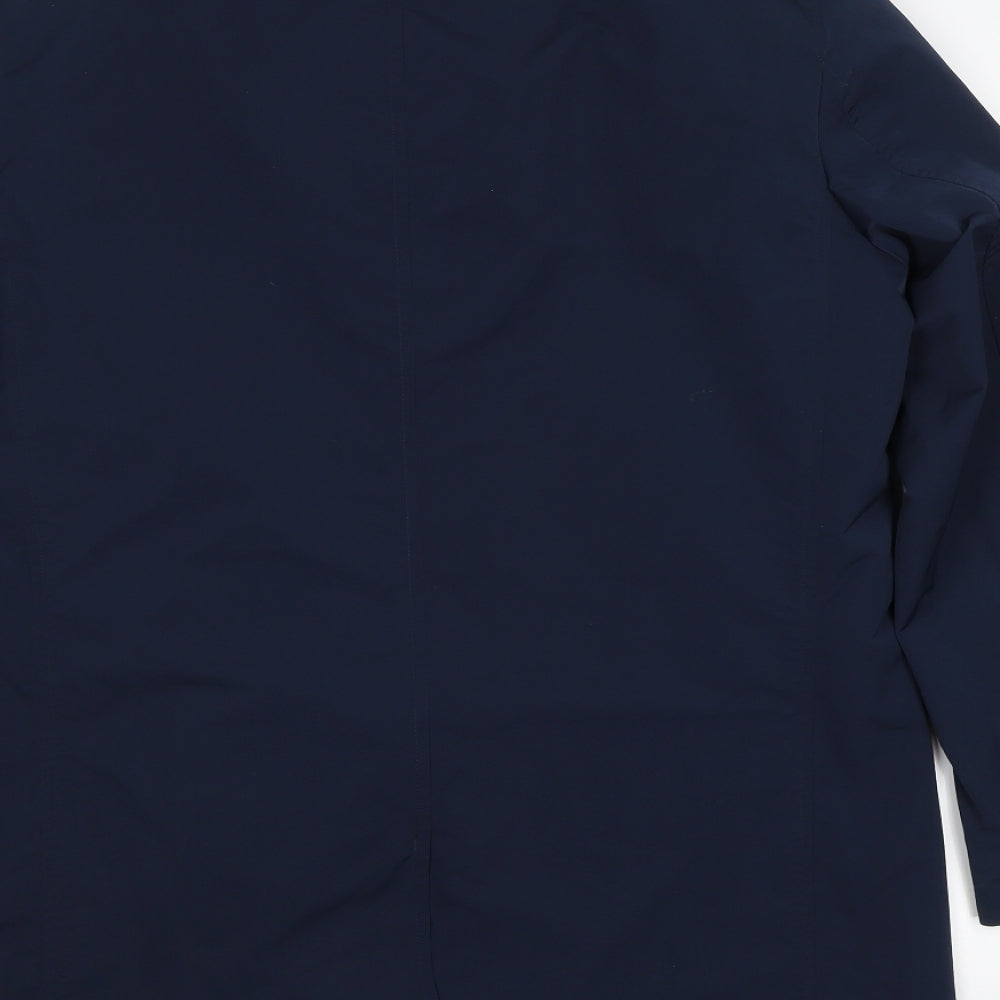 Uniqlo Womens Blue   Overcoat Coat Size L