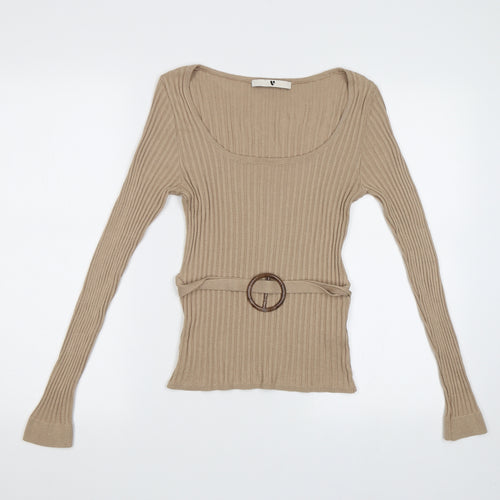 Very Womens Beige   Pullover Jumper Size 12