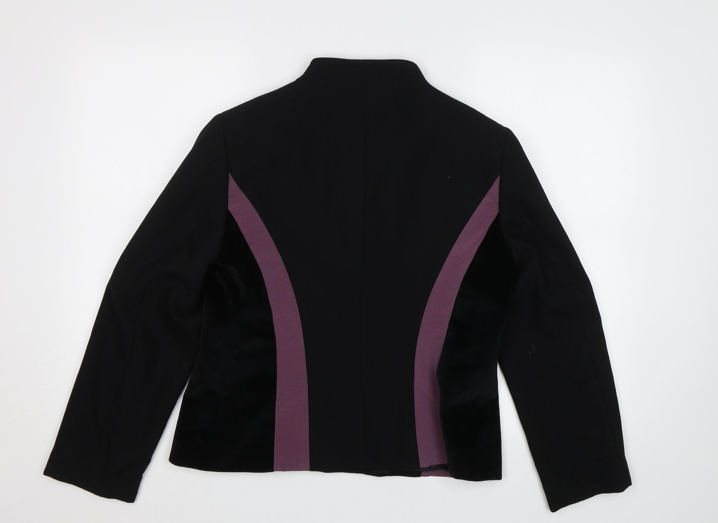 Jacqueline Riu Womens Black   Jacket Blazer Size 12