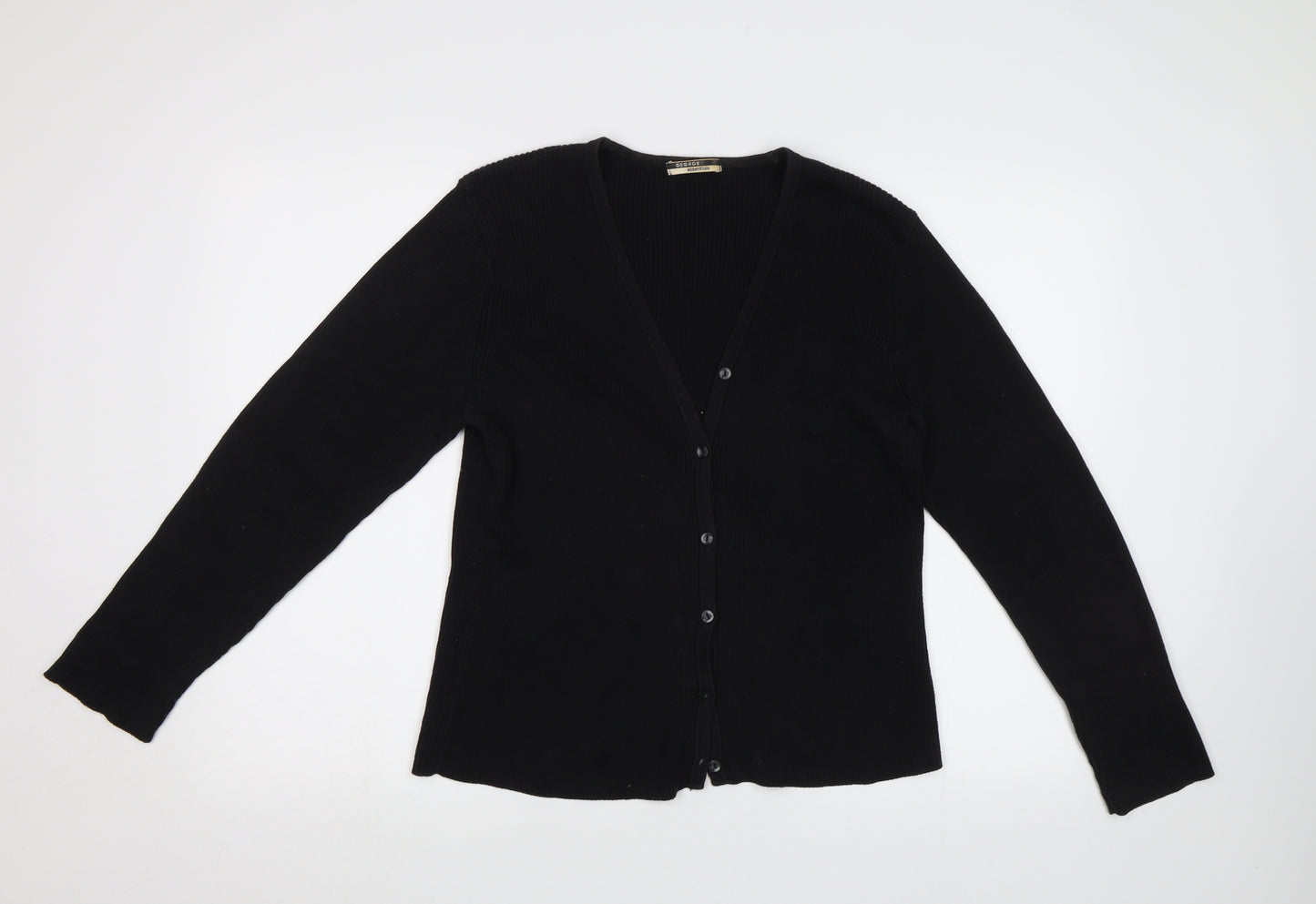 George Womens Black   Cardigan Jumper Size 18