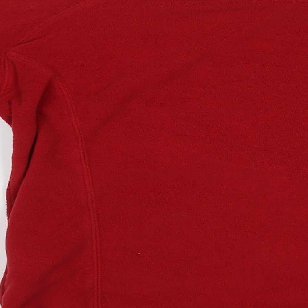 Mountain Warehouse Girls Red   Full Zip Sweatshirt Size 11 Years
