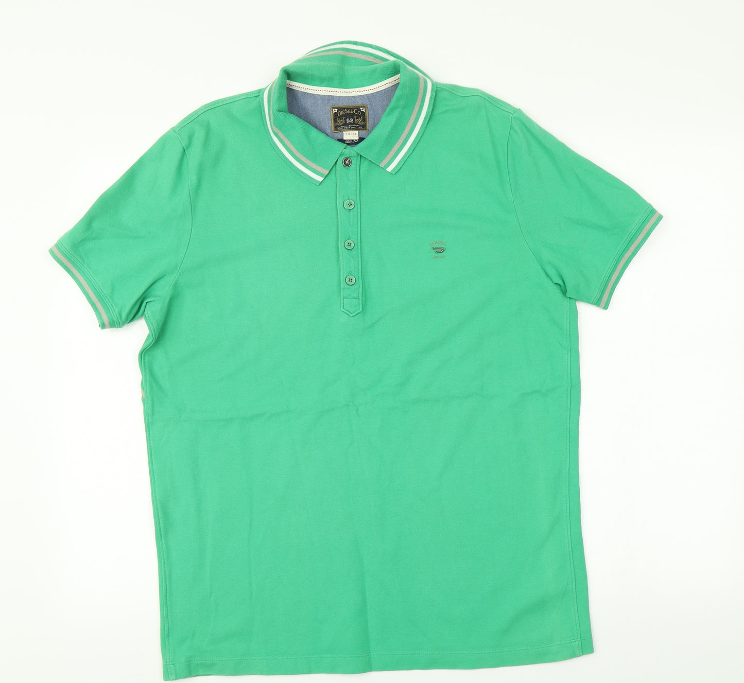 Diesel co Mens Green    Polo Size XL