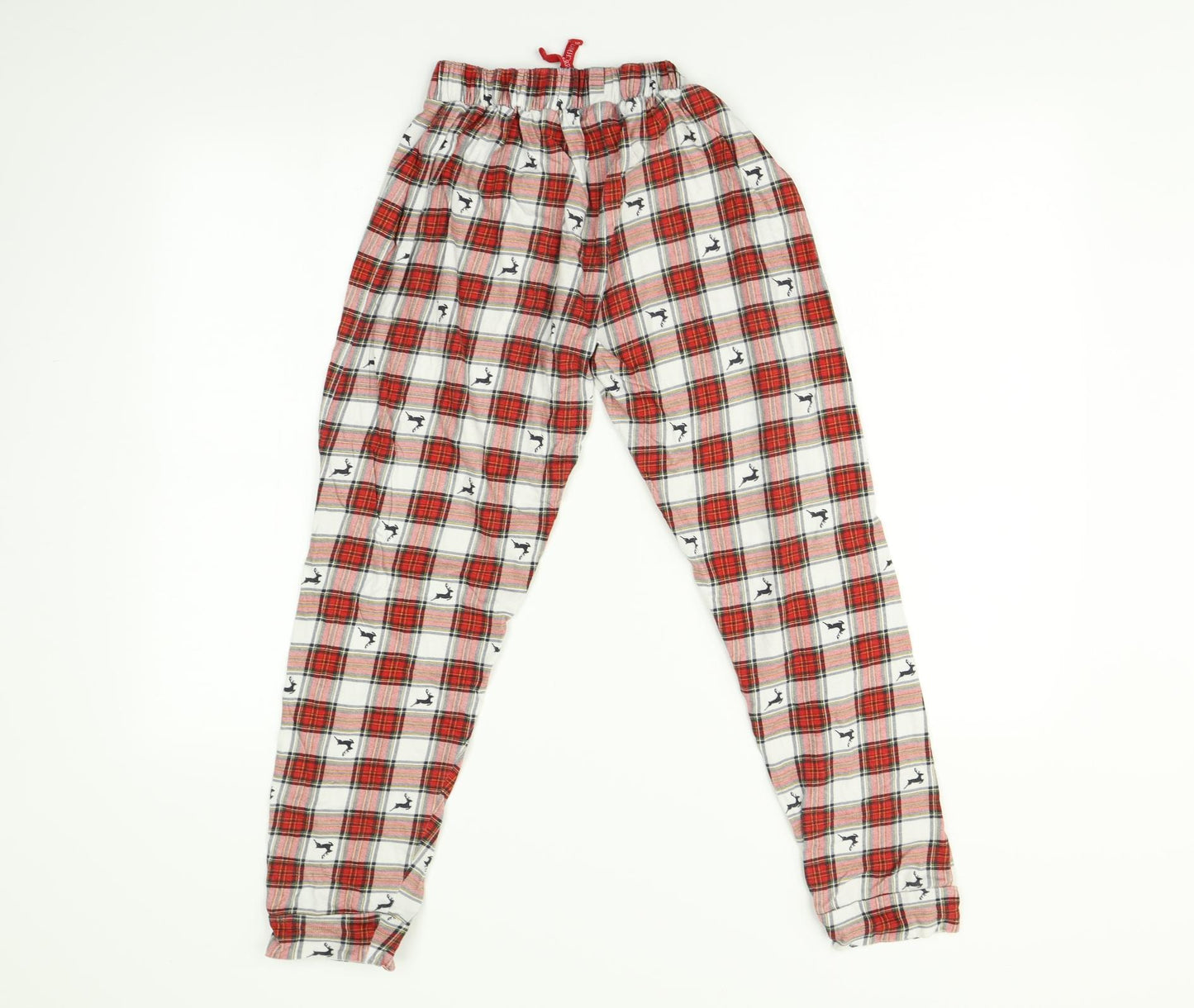 Newlook Girls Multicoloured Check   Pyjama Pants Size M  - Christmas