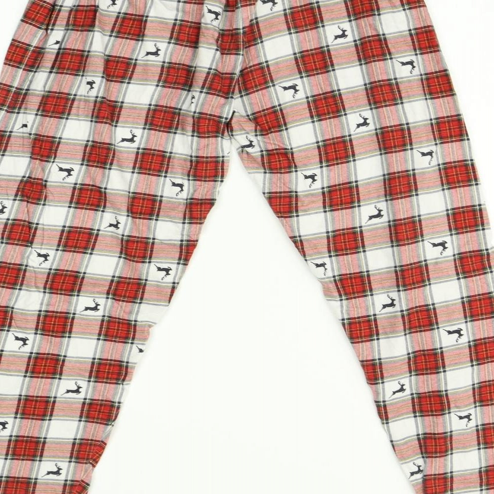 Newlook Girls Multicoloured Check   Pyjama Pants Size M  - Christmas