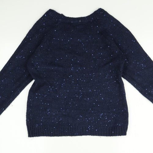 Knitwear Womens Blue   Pullover Jumper Size L