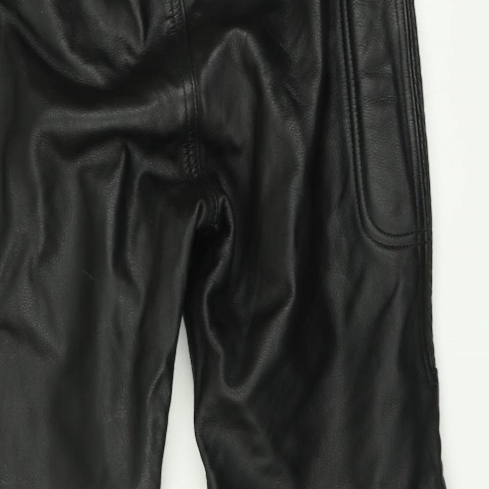 Skintan Mens Black    Trousers Size 36 L29 in - Motorbike trousers, real leather