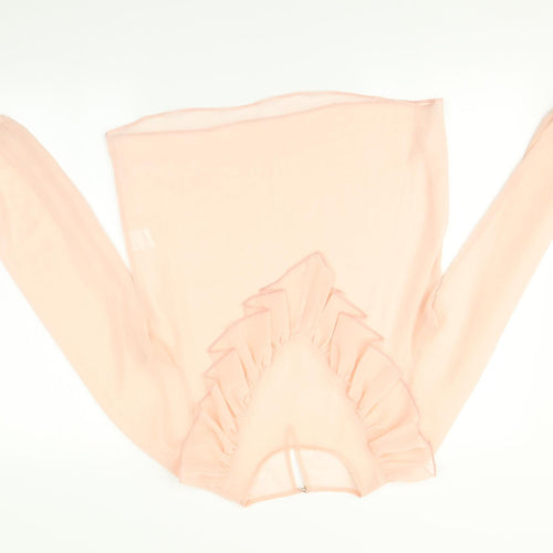 Preworn Womens Pink    Blouse Size 10