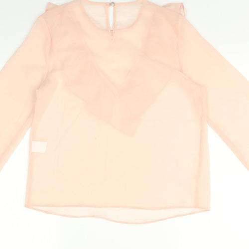 Preworn Womens Pink    Blouse Size 10