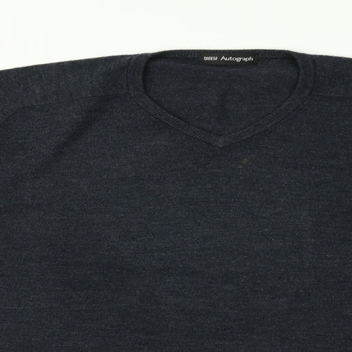 Marks and Mens Grey   Pullover Jumper Size L
