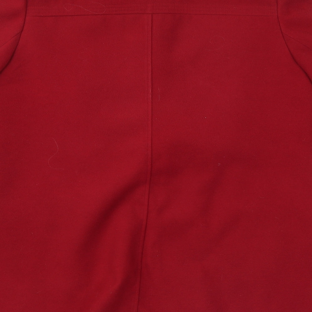 George Womens Red   Overcoat Coat Size 16