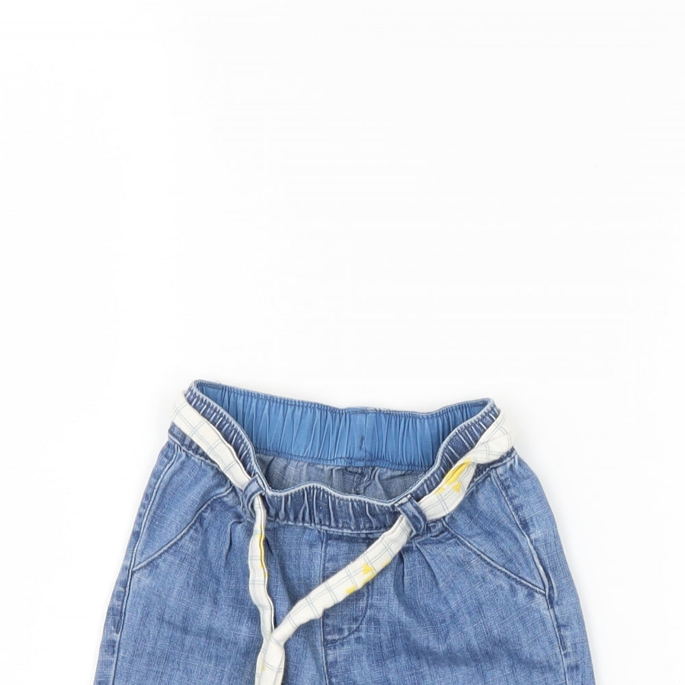 M&S Boys Blue  Denim  Jeans Size 6-9 Months