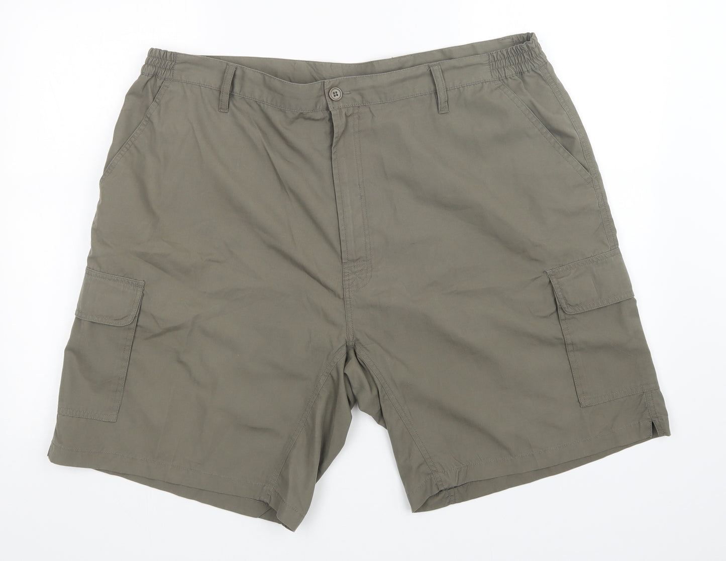 fortress Mens Green   Cargo Shorts Size 42 in