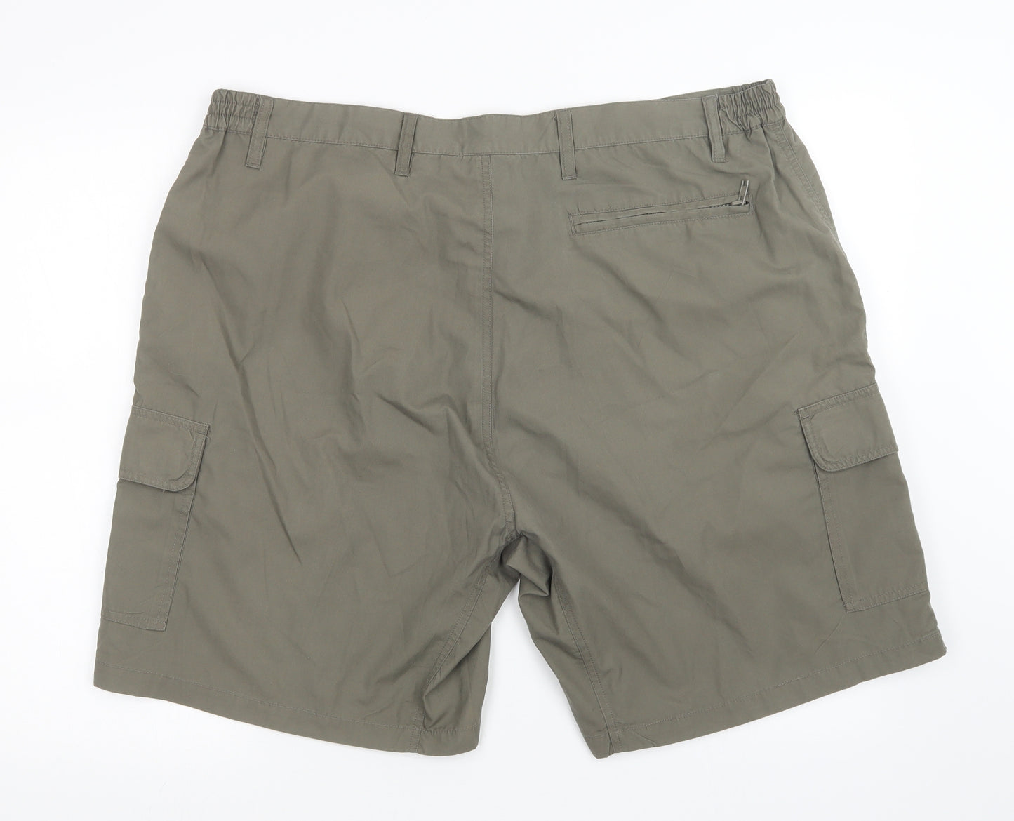 fortress Mens Green   Cargo Shorts Size 42 in