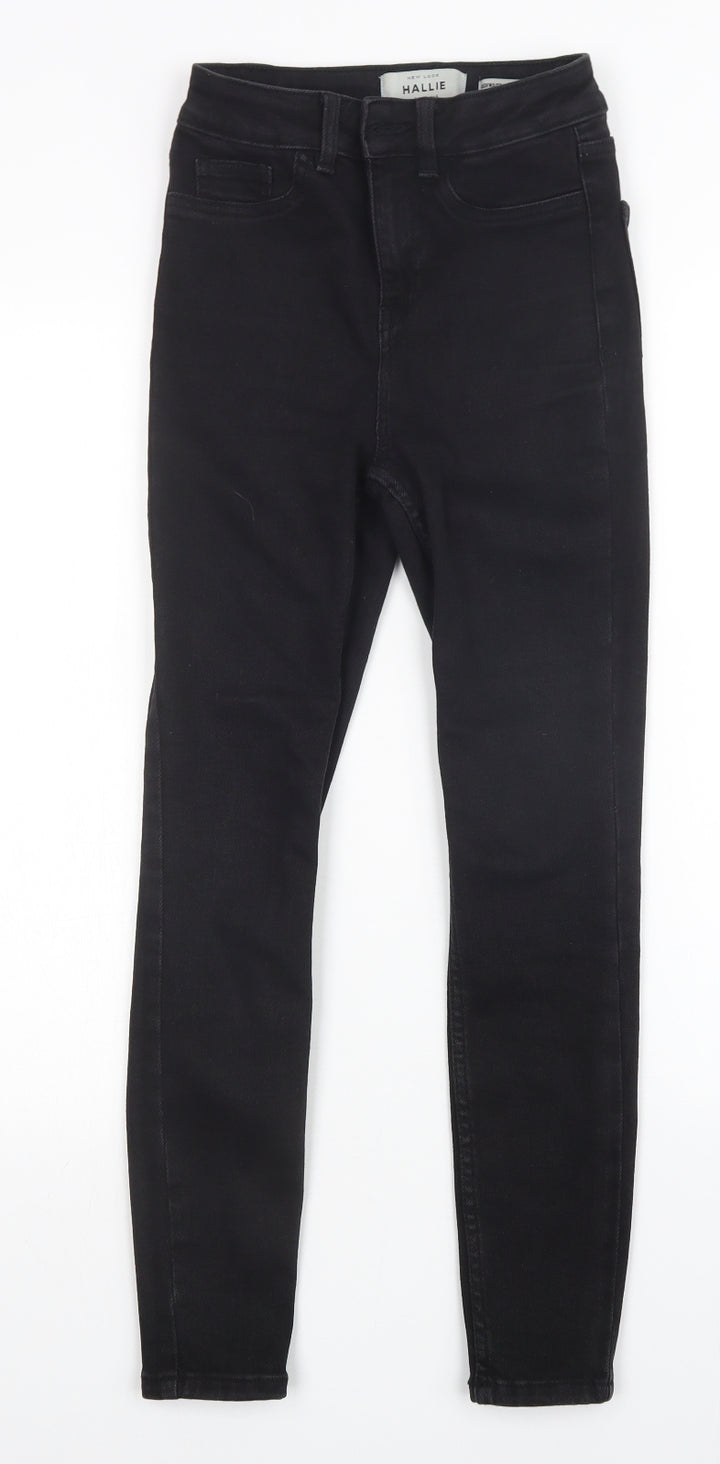 New Look Womens Black Skinny Jeans Size 8 L26 in
