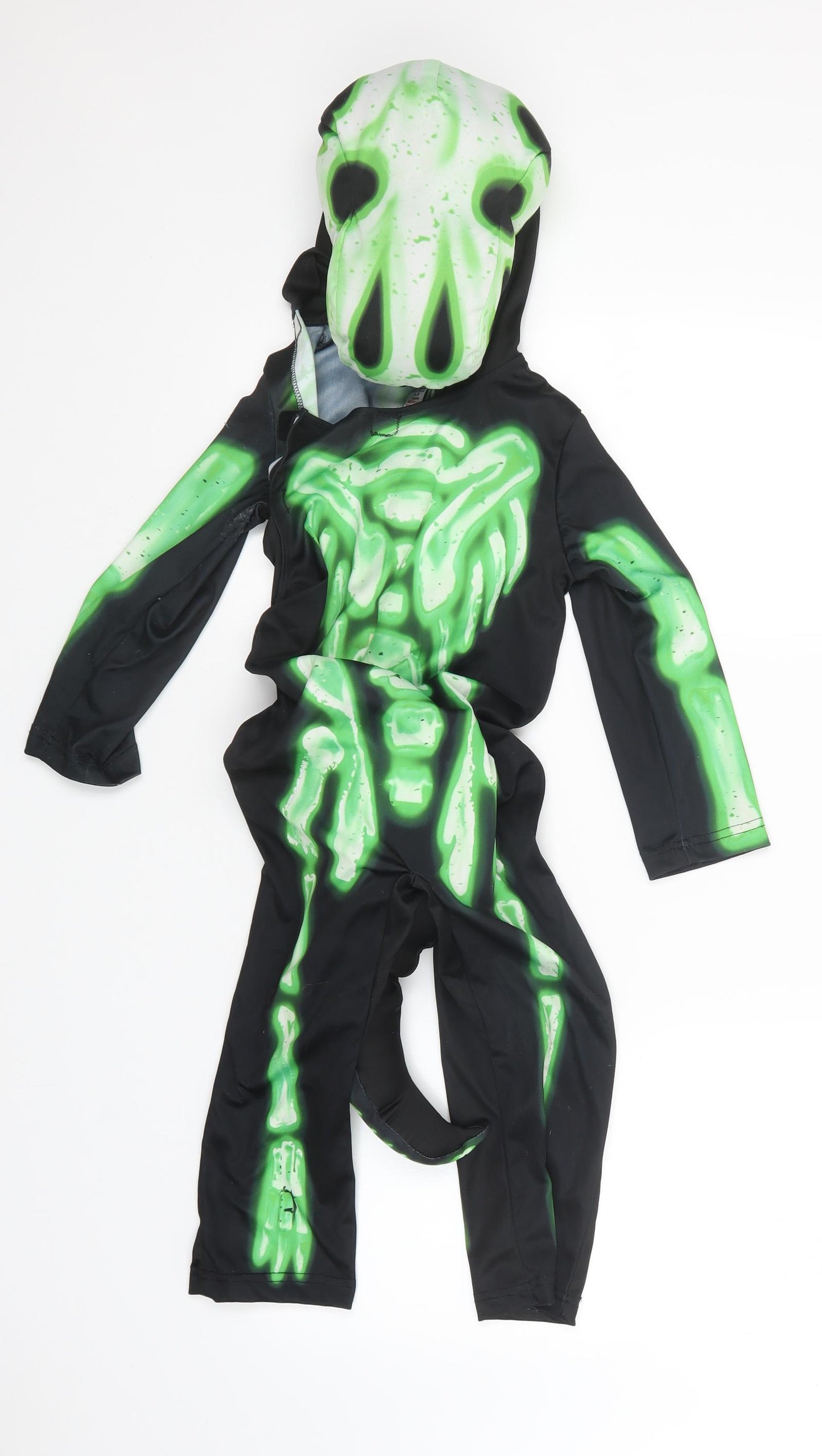 Hallow Scream Boys Black    Bodysuit Size 4-5 Years  - Halloween