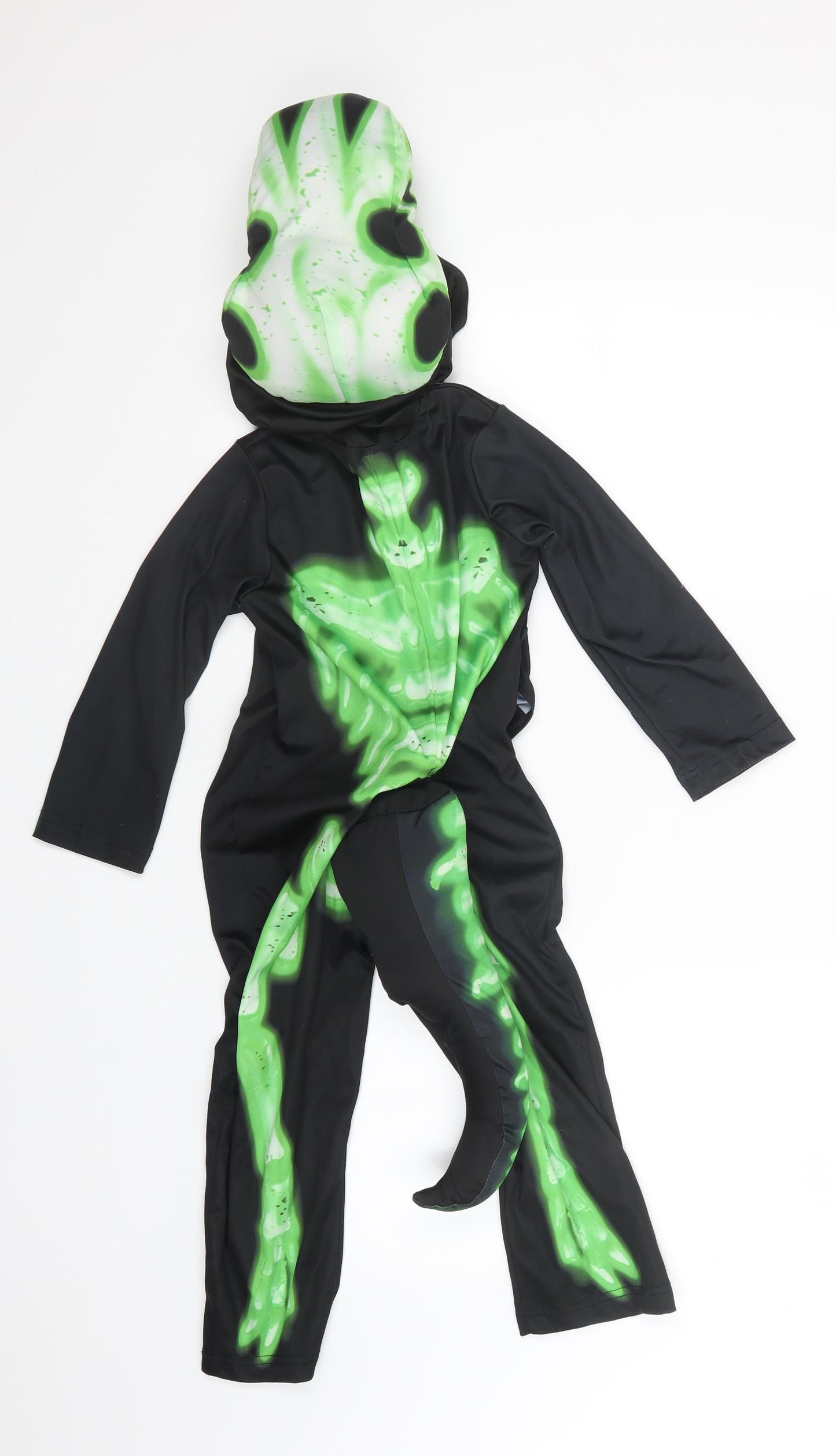 Hallow Scream Boys Black    Bodysuit Size 4-5 Years  - Halloween