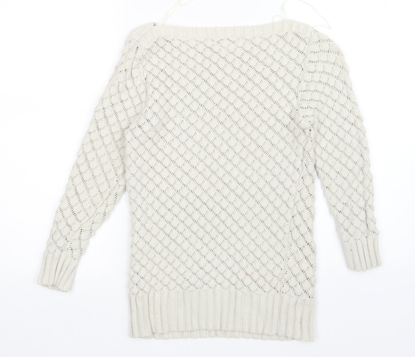 Monsoon Womens Beige   Pullover Jumper Size 10