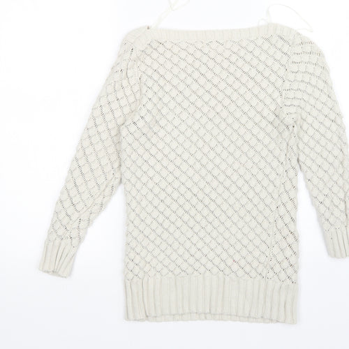 Monsoon Womens Beige   Pullover Jumper Size 10