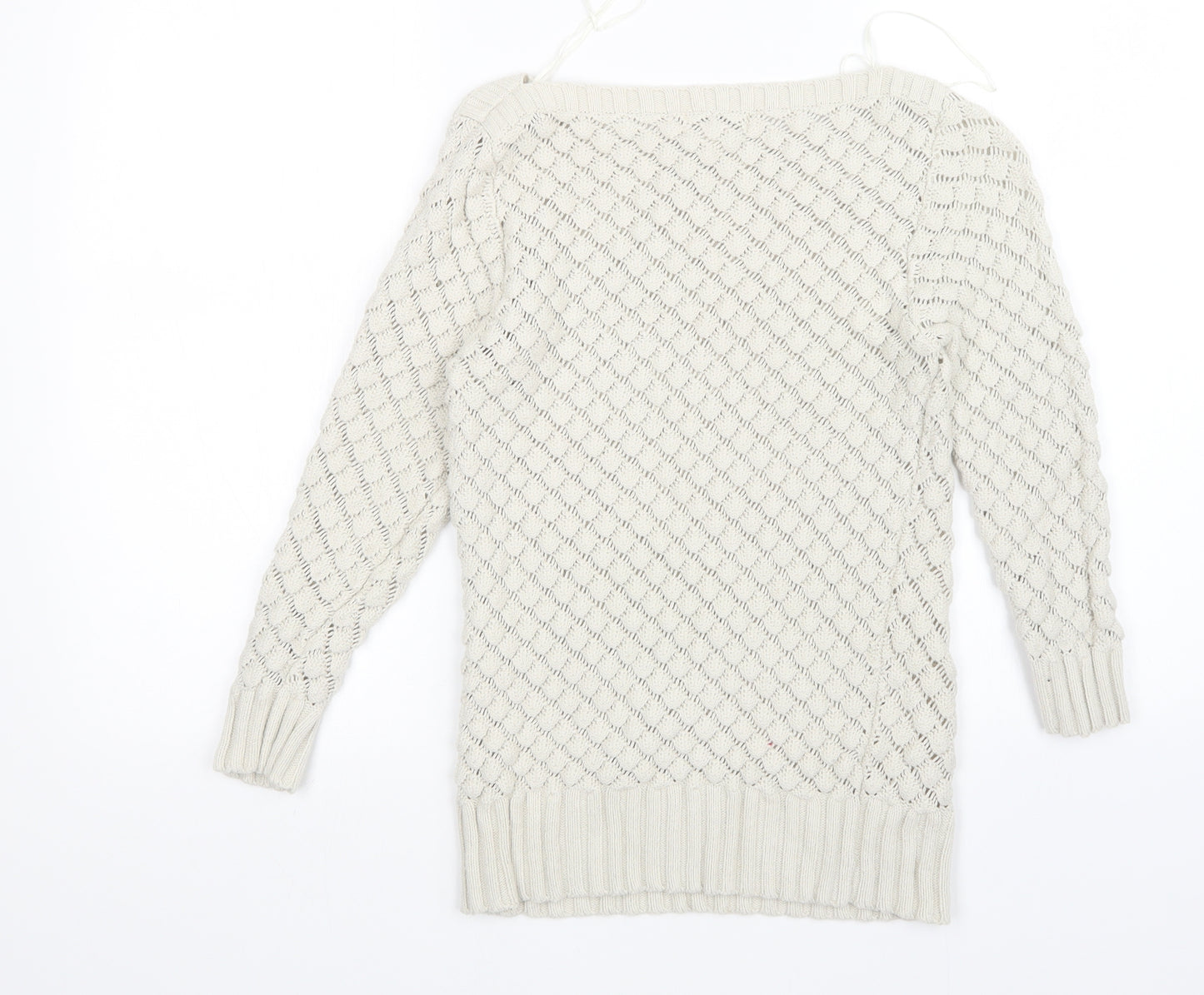 Monsoon Womens Beige   Pullover Jumper Size 10