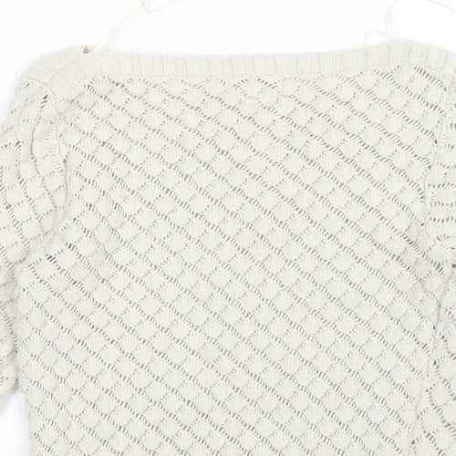 Monsoon Womens Beige   Pullover Jumper Size 10