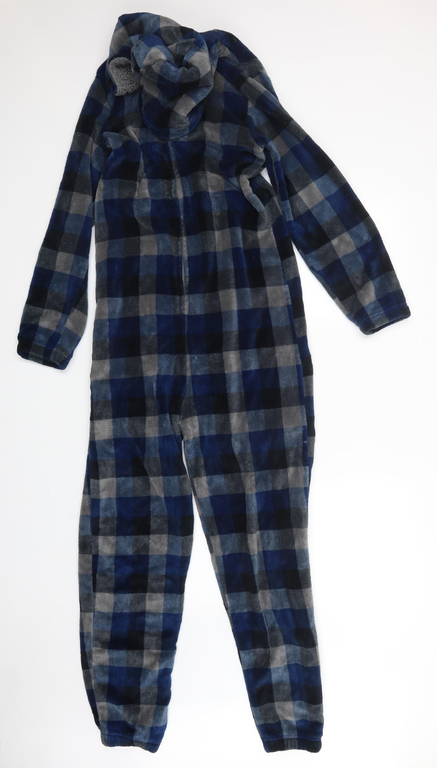 Peacocks Mens Multicoloured Check   One Piece Size S