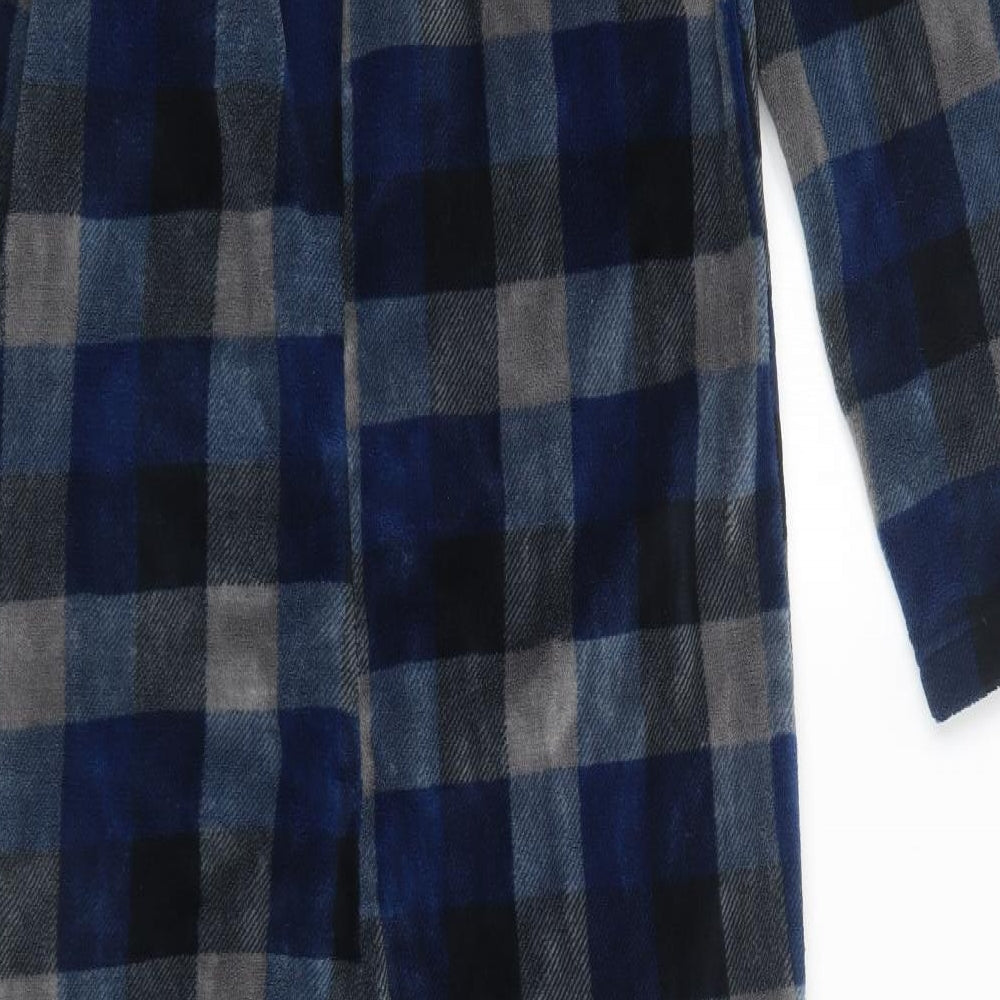 Peacocks Mens Multicoloured Check   One Piece Size S