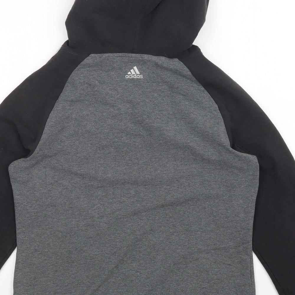 adidas Womens Grey   Full Zip Hoodie Size 16
