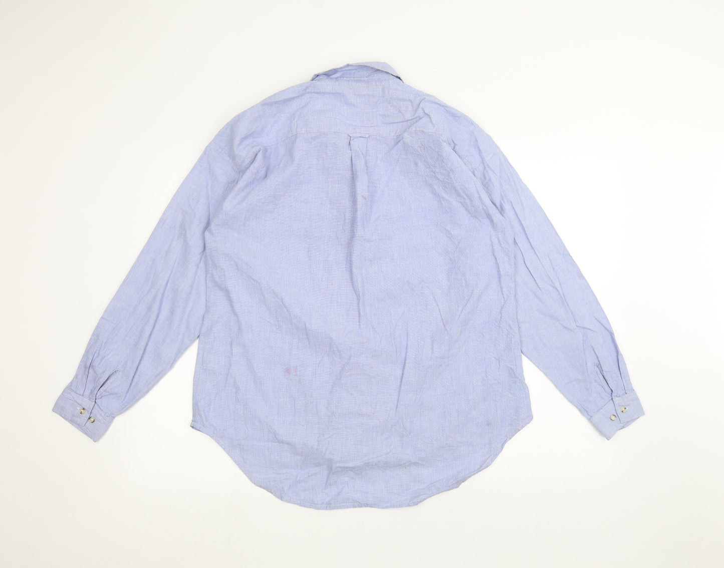 NEXT Womens Blue   Basic Button-Up Size 14