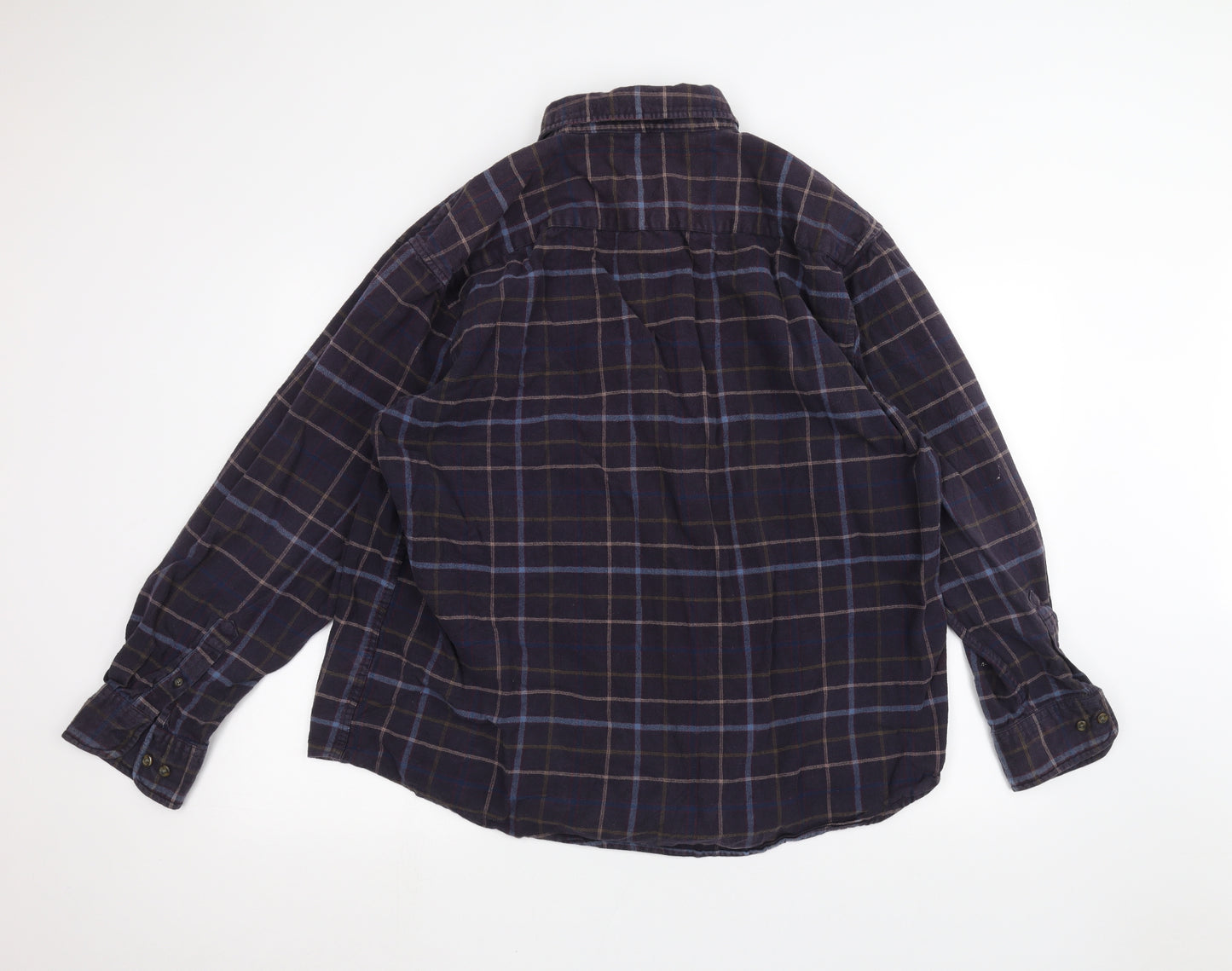 Easy Mens Purple    Dress Shirt Size 2XL