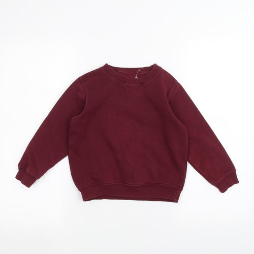 school wear Boys Red   Pullover Jumper Size 5 Years